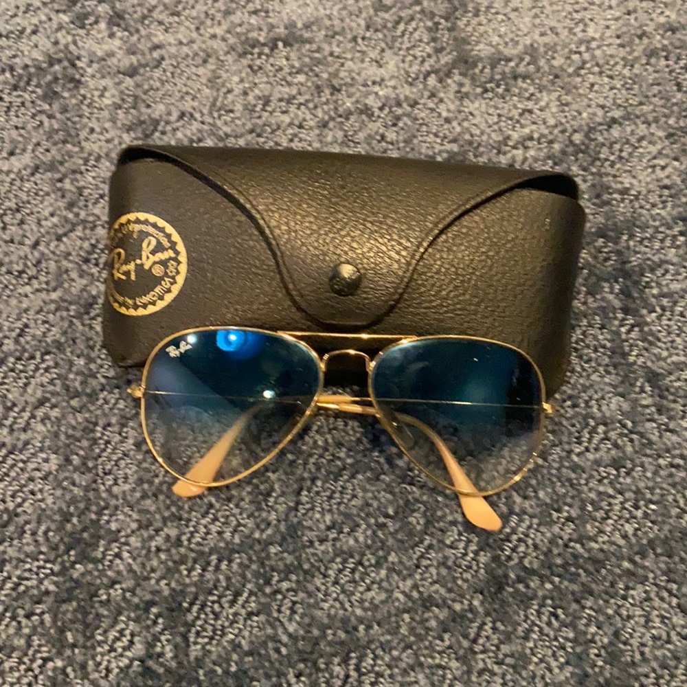 Blue Gradient Ray Bans